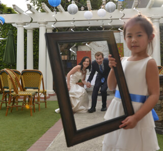 Wedding photos taken at Side Door, Corona del Mar. Feb 2015