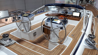 Hallberg-Rassy 57. Photo by Sailing Today. Hallberg-Rassy 57. Photo by Sailing Today.