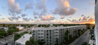 Sunrise from the 6th floor of Circ Hotel