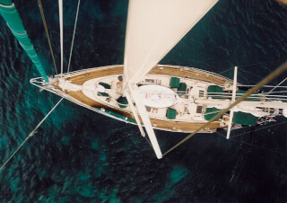 Aloft s/v Rachel J Slocum