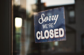 sorry-we-re-closed-wooden-signage